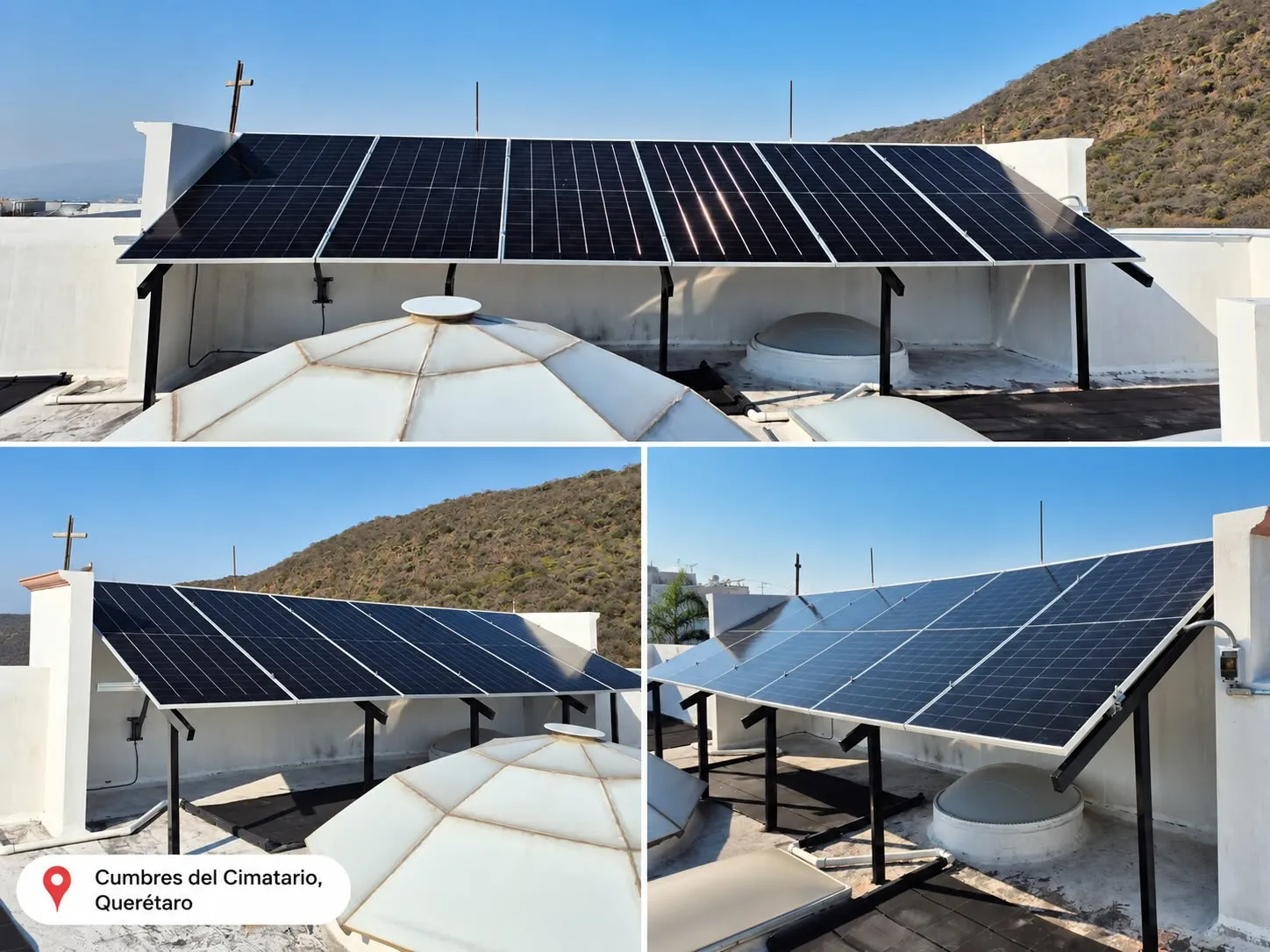 Instalación solar en Cumbres del Cimatario, Querétaro